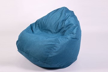 Кресло-мешок Юниор, рогожка синий в Туле