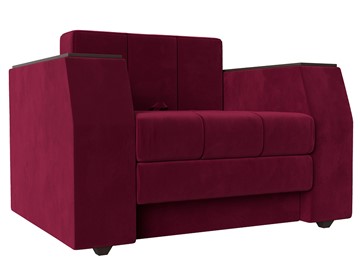 Кресло-кровать Атлантида, Бордовый (Микровельвет) в Туле