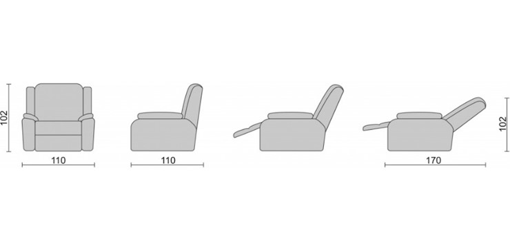 Кресло-трансформер Recliner (электро) в Туле - изображение 3