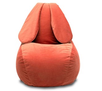 Кресло-мешок Зайка (длинные уши), оранжевый в Туле