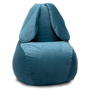 Кресло-мешок Зайка (длинные уши), синий в Туле