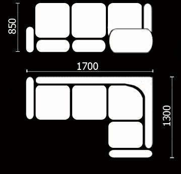 Диван кухонный Нео КМ-01 (168х128 см.) в Туле - изображение 3