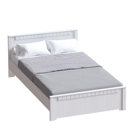 Кровать с основанием Прованс,1800 Бодега белая/Платина премиум в Туле - изображение