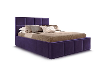Кровать с основанием Октавия 1400,Мора фиолетовый в Туле