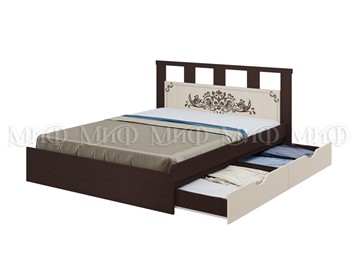 Кровать 2-спальная Жасмин 1600 с ящиками в Туле