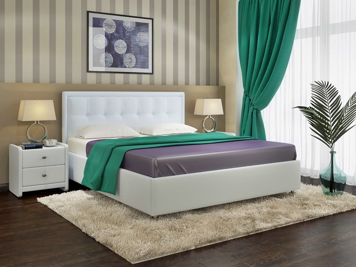 Кровать двуспальная Amelia размер 160*200 с основанием в Туле - изображение 2