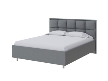 Кровать двуспальная Chessy 160х200, Рогожка (Savana Grey (серый)) в Туле