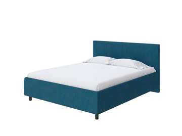 Кровать в спальню Como (Veda) 3 140x200, Микрофибра (Diva Синий) в Туле