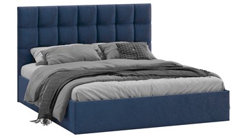 2-спальная кровать Эмбер тип 1 (Микровелюр Wellmart Blue) в Туле