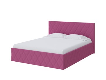 Кровать спальная Fresco 140х200, Рогожка (Savana Berry (фиолетовый)) в Туле