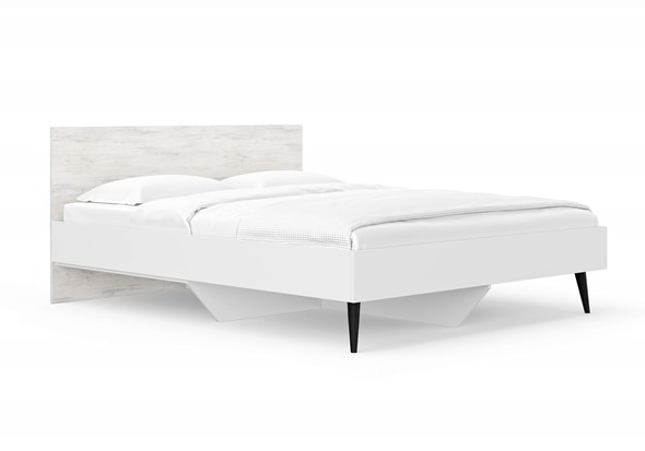 Спальная кровать Ines 160х200, Ясмунд (Белый) в Туле - изображение