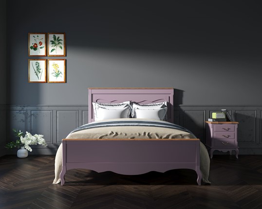 Кровать в спальню Leontina (ST9341/16L) Лавандовый в Туле - изображение