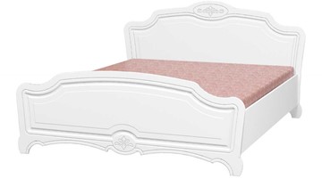 Спальная кровать Лотос (Лак-Белый Жемчуг) 160х200 в Туле