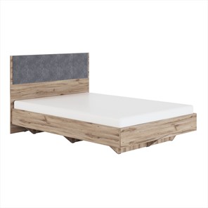 Кровать 2-спальная Николь (мод.1.5) 1,8 серый текстиль, с ортопедическим основанием в Туле