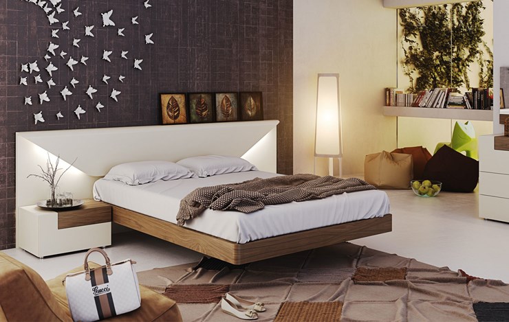 Кровать Elena с подсветкой (160x200) в Туле - изображение 1