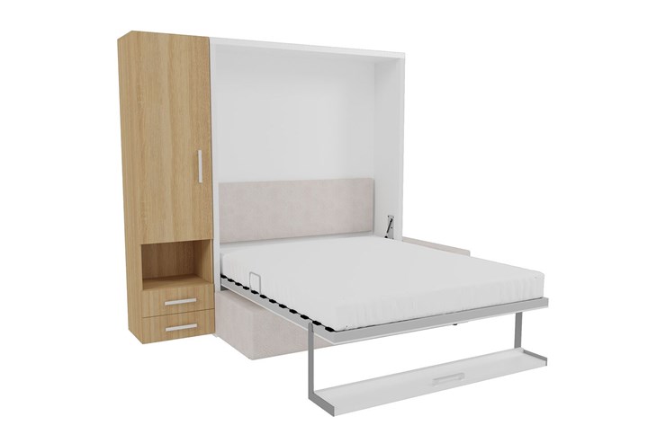 Кровать-трансформер Smart (ШЛ+К 1400), шкаф левый в Туле - изображение 1