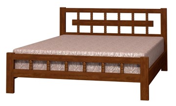 Спальная кровать Натали-5 (Орех) 140х200 в Туле