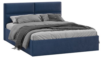 Двуспальная кровать с механизмом Глосс Тип 1 (Микровелюр Wellmart Blue) в Туле