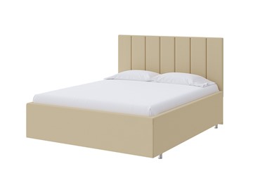 Спальная кровать Modern Large 90х200, Экокожа (Бежевый) в Туле