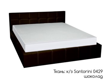Спальная кровать Грета 140х200 (шоколад) без основания в Туле