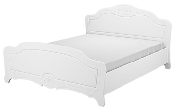 Спальная кровать Лотос (Белый) 160х200 в Туле