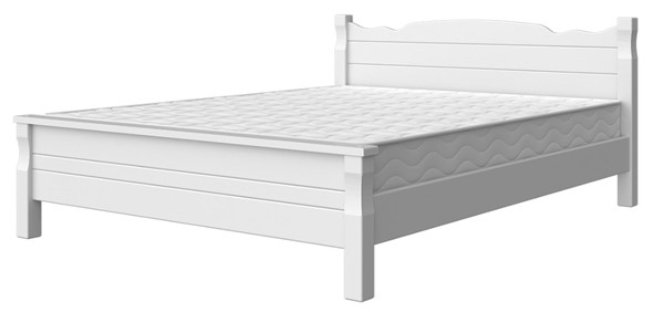 Кровать в спальню Мюнхен-4 (Белый античный) 160х200 в Туле - изображение