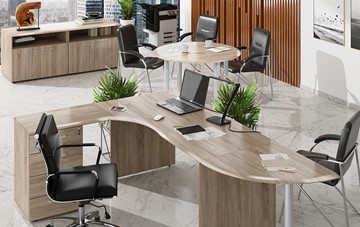 Набор мебели в офис Wave 2, рабочий стол и конференц-стол в Туле