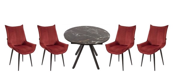 Набор мебели стол Олимп, 4 стула Осло в Туле - изображение