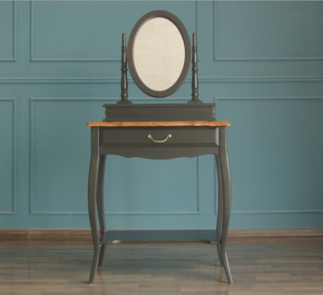 Туалетный стол Leontina с зеркалом (ST9321BLK) Черный в Туле - изображение