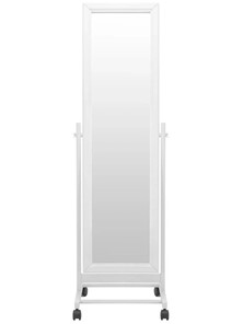 Зеркало напольное в спальню BeautyStyle 27 (135х42,5см) Белое в Туле - предосмотр 1