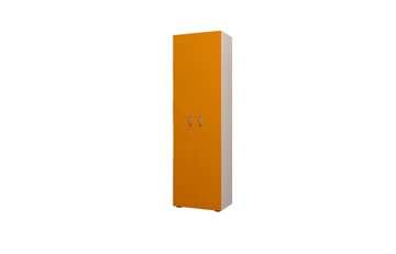 Детский двухдверный шкаф 600 ДО Млечный дуб, Оранжевый в Туле