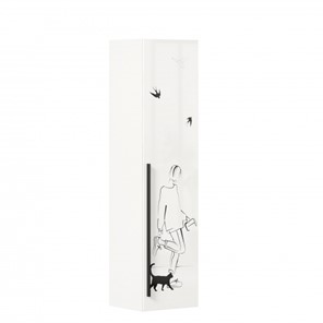 1-створчатый шкаф Джоли Тип 1 ЛД 535.010, Серый шелк в Туле