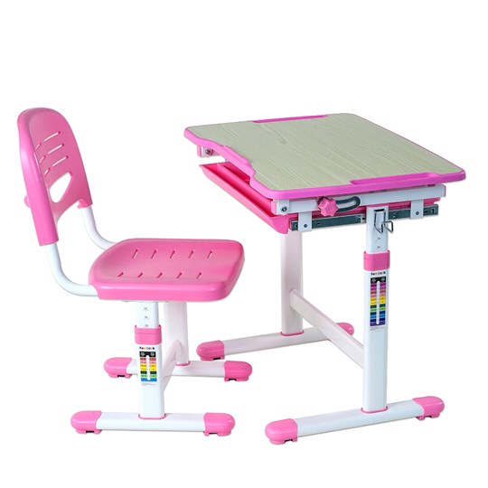 Парта растущая + стул Piccolino Pink в Туле - изображение 1