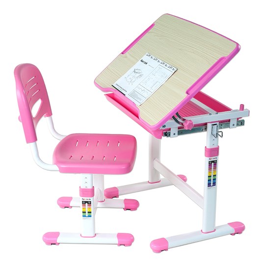 Парта растущая + стул Piccolino Pink в Туле - изображение 3