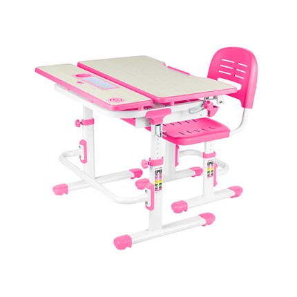 Парта растущая и стул Lavoro Pink в Туле - изображение