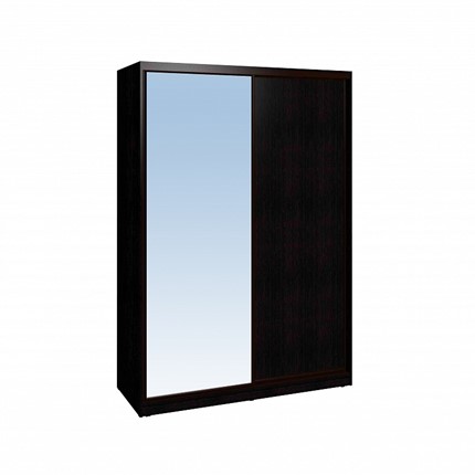 Шкаф 2-х створчатый 1600 Домашний Зеркало/ЛДСП, Венге в Туле - изображение