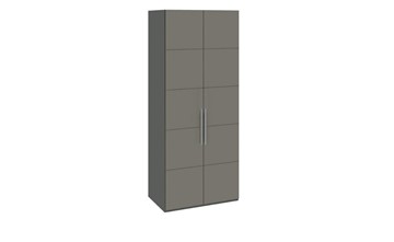 Шкаф распашной Наоми с 2-мя дверями, цвет Фон серый, Джут  СМ-208.07.03 в Туле