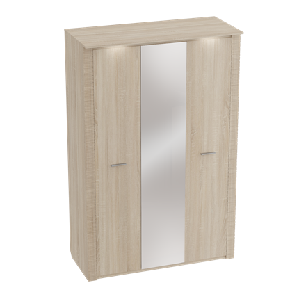 Шкаф трехдверный Элана, Дуб сонома в Туле - изображение
