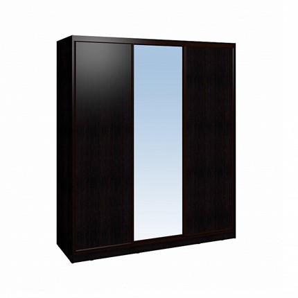 Шкаф 2000 Домашний Зеркало/ЛДСП, Венге в Туле - изображение