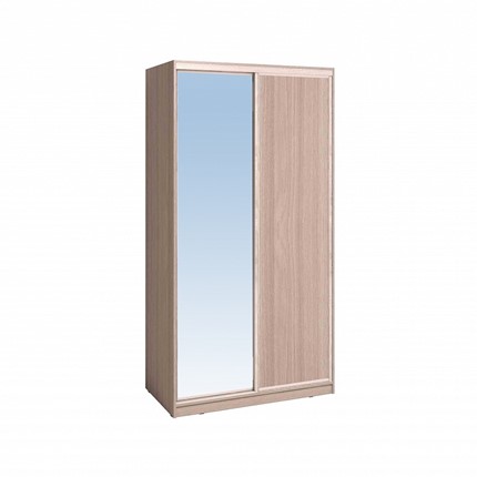 Шкаф 1200 Домашний Зеркало/ЛДСП, Ясень шимо светлый в Туле - изображение