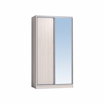 Шкаф 1200 Домашний Зеркало/ЛДСП, Бодега Светлый в Туле - изображение