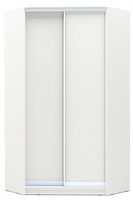 Шкаф-купе угловой 2200х1103х1103, ХИТ У-22-4-11, белая шагрень в Туле - изображение