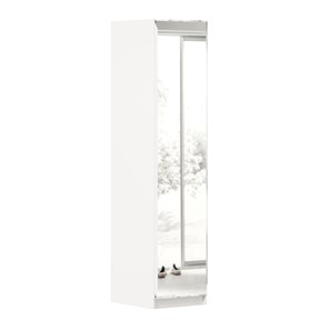 Распашной шкаф Айла с зеркалом ЛД 688.140.000, Белый, исполнение 1 в Туле