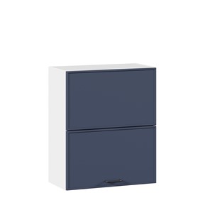 Кухонный горизонтальный шкаф 600 комбинированный Индиго ЛД 298.970.000.125, Белый/Тёмно-синий в Туле