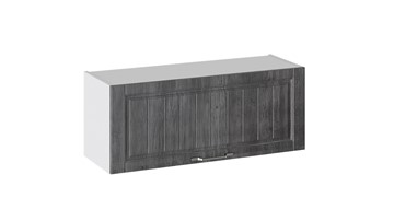 Навесной кухонный шкаф Прованс (Белый глянец/Санторини темный) В_36-90_1ДО в Туле