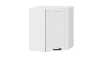 Навесной кухонный  угловой шкаф Лорас 1В6У (Белый/Холст белый) в Туле