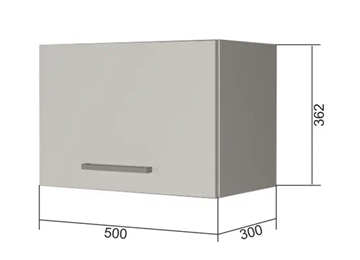 Шкаф настенный В350, Белое гладкое Ламарти/Антрацит в Туле