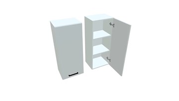 Кухонный навесной шкаф В9 40, Белое гладкое Ламарти/Белый в Туле