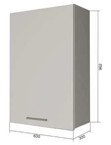 Кухонный шкаф В9 60, Бетон пайн/Антрацит в Туле