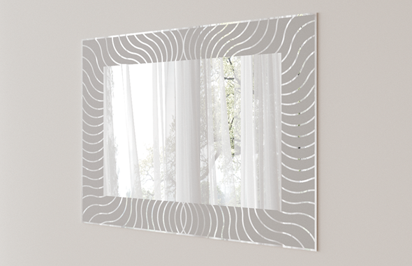 Навесное зеркало Медуза (Z-01) в Туле - изображение